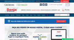 Desktop Screenshot of benjadistribuidora.com.br